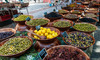 Saveurs du marché en plein air d'Ajaccio